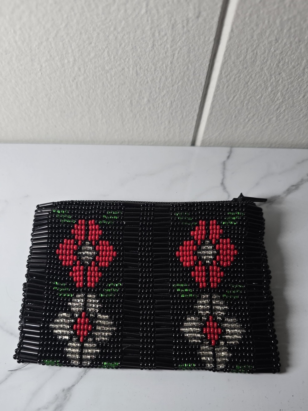 Huichol Beaded Coin Purse